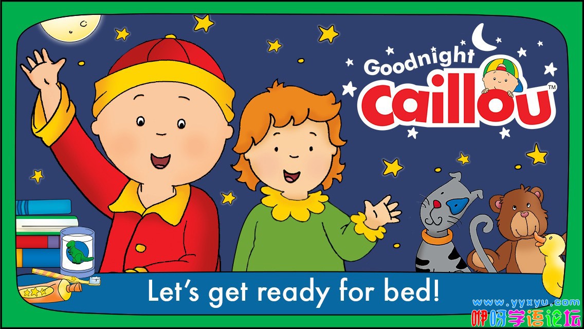 卡由 英文版 Caillou